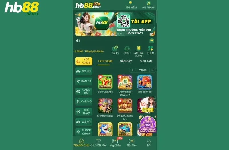 Hướng dẫn tải xuống app HB88 cho máy IOS/ Android chi tiết
